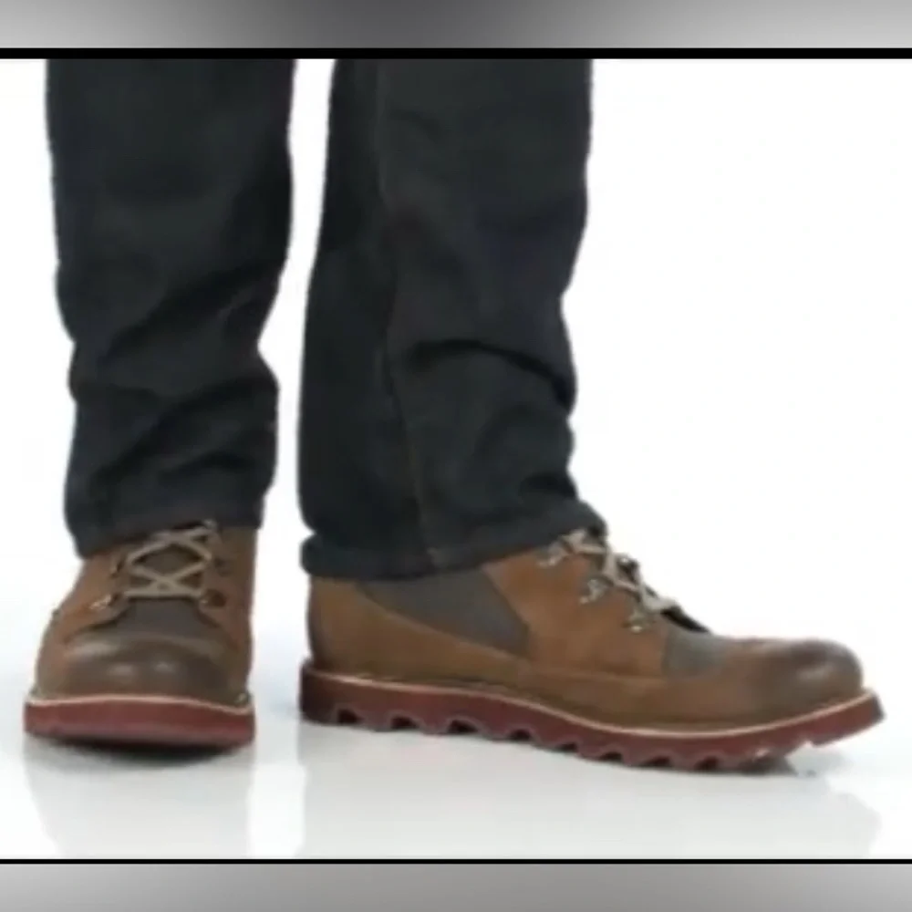 Sorel Men's Brown‎ and Gray Leather Boots